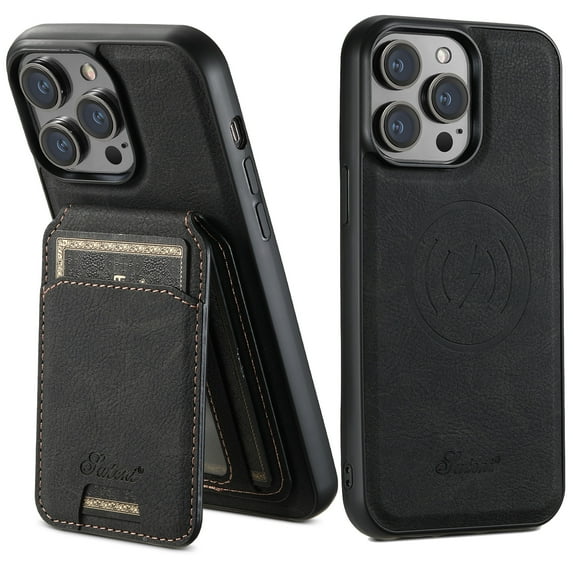 Dteck for iPhone 12 Pro Max Wallet Case MagSafe Compatible, Magnetic Detachable iPhone 12 Pro Max Case with Card Holder Wallet,PU Leather Slim Shockproof Phone Cover for iPhone 12 Pro Max,Black