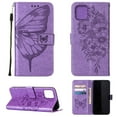 thumbnail image 1 of Dteck iPhone 13 Case, Butterfly Patterned Wallet Case, Magnetic Hand Strap Credit Card Holder Slots Synthetic Leather Kickstand Protective Cover For iPhone 13, Lightpurple, 1 of 11