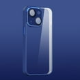 thumbnail image 1 of Dteck iPhone 13 Clear Case 6.1 Inch 2021 Release with lens Film, [Sun Pattern Frame] [Ultra-clear] [Wireless Charging] [Acrylic & TPU & Mental] Shockproof Cover for iPhone 13, Darkblue, 1 of 6