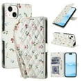 thumbnail image 1 of Dteck for iPhone 13 Mini Wallet Case with Card Holder, Shockproof PU Leather Flip Cover with RFID Blocking Protective Phone Case with 3 Card Slots Kickstand & Wrist Strap for Women and Men, A, 1 of 8