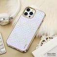 thumbnail image 1 of Dteck for iPhone 13 Pro 6.1" 2021 Lightweight Case, Premium Luxury PU Leather Anti-Drop Heavy Duty Full Body Protective Case for iPhone 13 Pro Ladies Girls Women, Silver, 1 of 9