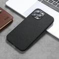 thumbnail image 1 of Dteck for iPhone 13 Pro 6.1 Inch Case Slim PU Leather Simple Solid Color Shockproof  Phone Case Cover Lightweight Soft TPU Bumper Hard PC Hybrid Protective Case or iPhone 13 Pro,Black, 1 of 6