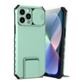 thumbnail image 1 of Dteck for iPhone 13 Pro Case with Screen Protector, Slide Camera Protector Phone Case with Built-in Stand Shockproof Rugged Bumper for iPhone 13 Pro,Mint, 1 of 7