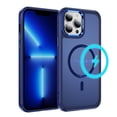 thumbnail image 1 of Dteck for iPhone 13 Pro Max Case with Magnetic, Compatible with MagSafe, Military Drop Protection Slim Translucent Matte Shockproof with Anti-Fingerprint Phone Case,Deep Blue, 1 of 8