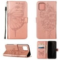 thumbnail image 1 of Dteck iPhone 13 mini Case, Butterfly Patterned Wallet Case, Magnetic Hand Strap Credit Card Holder Slots Synthetic Leather Kickstand Protective Cover For iPhone 13 Mini, Rosegold, 1 of 11