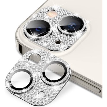 Caseswill® Bling Diamond Metal Camera Lens Protector For IPhone 16/15/14/13 Pro Max – Glitter 360° Coverage