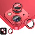 thumbnail image 1 of Dteck for iPhone 14 Plus Camera Lens Protector, for iPhone 14 Camera Lens Protector, Individual Metal Anti Scratch HD Clear Case Friendly Tempered Glass Camera Cover,Red, 1 of 6