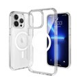 thumbnail image 1 of Dteck for iPhone 14 Pro 6.1 Inch Clear Magnetic Case, Slim Lightweight Transparent Case MagSafe Wireless Charging Raised Edges Camera Lens Protection Shockproof Cover for iPhone 14 Pro,Clear, 1 of 5