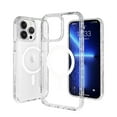 thumbnail image 1 of Dteck for iPhone 14 Pro 6.1 Inch Clear Magnetic Case, Slim Lightweight Transparent Case MagSafe Wireless Charging Raised Edges Camera Lens Protection Shockproof Cover for iPhone 14 Pro,Shiny White, 1 of 5