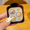 thumbnail image 1 of Dteck for iPhone 14 Pro Bling Camera Lens Protector Tempered Glass Screen Protector, Bling Glitter Lens Protector Case Friendly Camera Cover for iPhone 14 Pro,Silver, 1 of 5