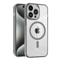 Dteck for iPhone 14 Pro Case,Compatible with MagSafe,Military-Grade Protection,Yellowing Resistant Scratch-Resistant Clear Back, Magnetic Phone Case for iPhone 14 Pro,Gray