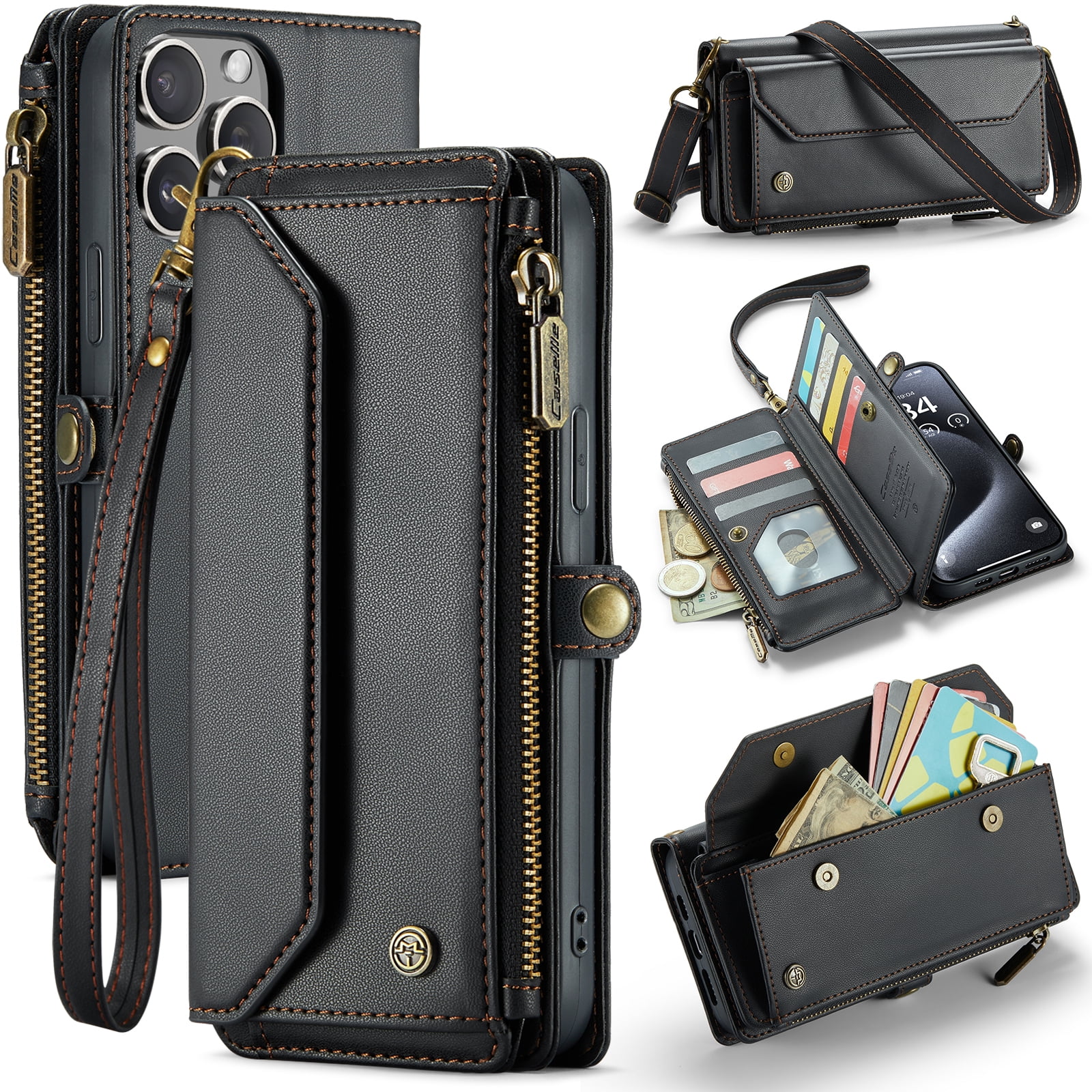 ストラップ+イヤホンジャック Uunique iPhone 7 Lux croc folio hard shell  UUFMIP7HSF04 2zzhgl6 Zhc Crafts X Collection - Unique Design and Premium Quality