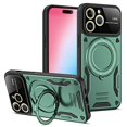 thumbnail image 1 of Dteck for iPhone 14 Pro Max Case with Magnetic Invisible Stand Compatible with MagSafe, 360 Rotating Ring Holder Shockproof Rugged Case with Full Camera Lesn Protector for iPhone 14 Pro Max,Green, 1 of 8