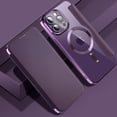 thumbnail image 1 of Dteck for iPhone 14 Pro Max Magnetic Case Compatible with MagSafe, iPhone 14 Pro Max Wallet Case with RFID Blocking PU Leather Card Holder, Shockproof Clear Back Cover for iPhone 14 Pro Max,Purple, 1 of 6
