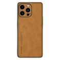 thumbnail image 1 of Dteck for iPhone 14 Pro Max Slim Back Case, Luxury Shockproof Business Retro Premium PU Leather Hybrid Case Cover, Anti-Drop Protective Cover with Lens Protection,Brown, 1 of 5