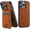 thumbnail image 1 of Dteck for iPhone 14 Pro Max Wallet Case MagSafe Compatible, Magnetic Detachable iPhone 14 Pro Max Case with Card Holder Wallet,PU Leather Slim Shockproof Phone Cover for iPhone 14 Pro Max,Khaki, 1 of 7