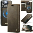 thumbnail image 1 of Dteck for iPhone 14 Pro Wallet Case, Shockproof 2-in-1 Magnetic Detachable PU Leather Folio Cover with Card Slots RFID Blocking Stand Flip Protective Cover, Coffee, 1 of 12