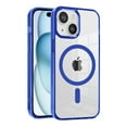 thumbnail image 1 of Dteck for iPhone 15 Case,Compatible with MagSafe,Military-Grade Protection,Yellowing Resistant Scratch-Resistant Clear Back, Magnetic Phone Case for iPhone 15,Deep Blue, 1 of 6