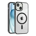 thumbnail image 1 of Dteck for iPhone 15 Plus Case,Compatible with MagSafe,Military-Grade Protection,Yellowing Resistant Scratch-Resistant Clear Back, Magnetic Phone Case for iPhone 15 Plus,Black, 1 of 6
