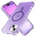 thumbnail image 1 of Dteck for iPhone 15 Plus Case,Compatible with MagSafe,Shockproof Military-Grade Protection,Air-Guard Corners,Anti-Yellowing Frosted Magnetic Phone Case for iPhone 15 Plus, Purple, 1 of 6