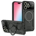 thumbnail image 1 of Dteck for iPhone 15 Plus Case with Magnetic Invisible Stand Compatible with MagSafe, 360 Rotating Ring Holder Shockproof Rugged Case with Full Camera Lesn Protector for iPhone 15 Plus,Black, 1 of 8