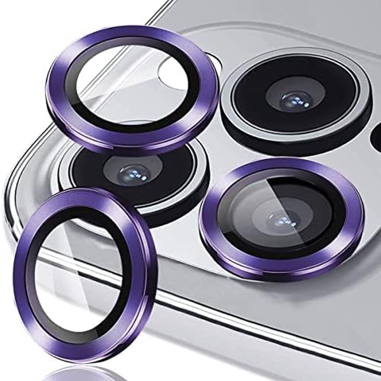 3-Pack Protector De Lente Camara Para Apple iPhone 15 Pro MAX Vidrio  Templado HD