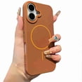 thumbnail image 1 of Dteck for iPhone 15 Pro Max Case,Compatible with MagSafe Accessory, Matte Ultra Thin Soft TPU Rubber Military Grade Drop Protection Slim Fit Shockproof Phone Case, Brown, 1 of 6