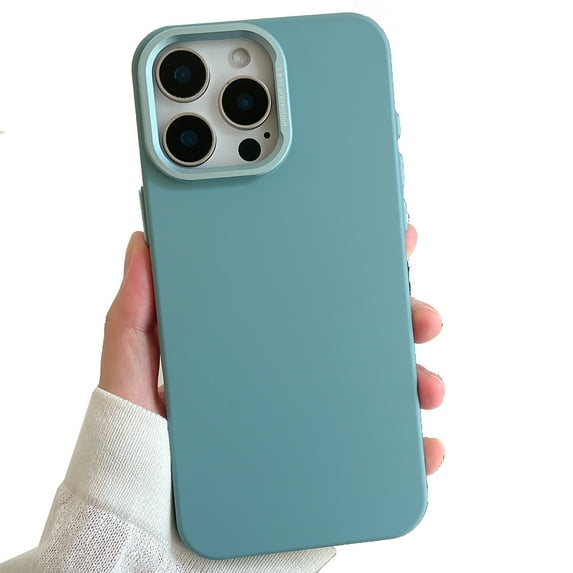 Dteck for iPhone 15 Pro Max Case, Compatible with MagSafe, Anti-Fingerprint Drop Protection Shockproof Cover with Alloy Keys Compatible with iPhone 15 Pro Max,Green