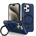 thumbnail image 1 of Dteck for iPhone 15 Pro Max Case with Invisible Built in Stand & Ring Holder,Military Grade Drop Protection Shockproof Hybrid Case for iPhone 15 Pro Max,Blue, 1 of 8