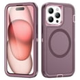 thumbnail image 1 of Dteck for iPhone 15 Pro Max Case, iPhone 15 Pro Max Magnetic Phone Case Compatible with MagSafe, Military Grade Drop Protection Heavy Duty Shockproof Phone Case for iPhone 15 Pro Max,Purple, 1 of 6