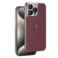 thumbnail image 1 of Dteck for iPhone 15 Pro PU Leather Case Compatible with Magsafe, Men Women Elegant Luxury Slim PU Cover Soft Non-Slip Grip Shockproof Protective Phone Cases for iPhone 15 Pro 2023,Winered, 1 of 8