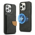 thumbnail image 1 of Dteck for iPhone 15 Pro Wallet Case, Compatible with MagSafe, 2 in 1 Magnetic Detachable PU Leather Card Pocket Wallet 15 Pro Phone Case for Women Men,Black, 1 of 8