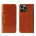 thumbnail image 1 of Dteck for iPhone 15 Pro Wallet Case, Shockproof PU Leather Flip Folio Case with Card Holders RFID Blocking Kickstand TPU Inner Shell Clasic Phone Cover for Men Women, Brown, 1 of 8