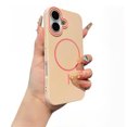 thumbnail image 1 of Dteck for iPhone 16 Case,Compatible with MagSafe Accessory, Matte Ultra Thin Soft TPU Rubber Military Grade Drop Protection Slim Fit Shockproof Phone Case, Pink, 1 of 6