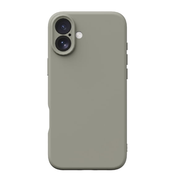Dteck for iPhone 16 Case Compatible with MagSafe, Liquid Silicone [Soft Anti-Scratch Microfiber Lining] Shockproof Phone Case for iPhone 16 6.1 inch,Light Gray