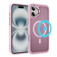 thumbnail image 1 of Dteck for iPhone 16 Case with Magnetic, Compatible with MagSafe, Military Drop Protection Slim Translucent Matte Shockproof with Anti-Fingerprint Phone Case,Pink, 1 of 8