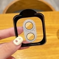 thumbnail image 1 of Dteck for iPhone 16 Plus Bling Camera Lens Protector Tempered Glass Screen Protector, Bling Glitter Lens Protector Case Friendly Camera Cover for iPhone 16 Plus,Silver, 1 of 3