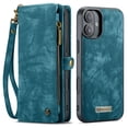 thumbnail image 1 of Dteck for iPhone 16 Plus Case Wallet with Card Holder & Detachable Magnetic Phone Case, Leather All-Round Protection Phone Case with Wrist Strap for Women/Men,Green, 1 of 8