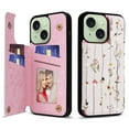 thumbnail image 1 of Dteck for iPhone 16 Plus Case Wallet with Card Holder,RFID Blocking PU Leather Floral Flower Pattern Flip Folio Kickstand Case with Double Magnetic Clasp,Dried Flower, 1 of 6