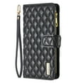 thumbnail image 1 of Dteck for iPhone 16 Plus Wallet Case with Card Holder, Sturdy PU Leather Case for Women Men Magnetic Flip Zipper Wristlet Strap Kickstand Phone Case for iPhone 16 Plus,Black, 1 of 5