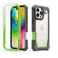 thumbnail image 1 of Dteck for iPhone 16 Pro Case 6.3", Full Body Bumper Phone Case with Glass Screen Protector + Camera Lens Protector, Drop Proof iPhone 16 Pro Cover, Gary Green, 1 of 6