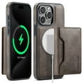 thumbnail image 1 of Dteck for iPhone 16 Pro Case Detachable Wallet Case with Card Holder, iPhone 16 Pro Magnetic Case Compatible with MagSafe, PU Leather RFID Blocking Flip Kickstand Credit Slots,Coffee, 1 of 7