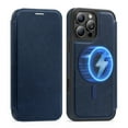 thumbnail image 1 of Dteck for iPhone 16 Pro Case Wallet with Card Holder, Compatible with MagSafe, PU Leather Flip Folio with RFID Blocking Stand Shockproof Phone Cover 6.3 Inch 2024,Blue, 1 of 8