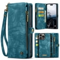 thumbnail image 1 of Dteck for iPhone 16 Pro Case Wallet with Card Holder & Detachable Magnetic Phone Case, Leather All-Round Protection Phone Case with Wrist Strap for Women/Men,Green, 1 of 7