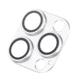 thumbnail image 1 of Dteck for iPhone 16 Pro Max Camera Lens Protector, Military Grade Shatterproof Strong Adsorption Metal Aluminum Alloy Tempered Glass Camera Screen Protector for iPhone 16 Pro Max,Silver, 1 of 3