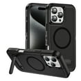 thumbnail image 1 of Dteck for iPhone 16 Pro Max Case with Camera Lens Protector, Compatible with MagSafe, Magnetic Heavy Duty Drop Protection Rugged Shockproof Touch Durable Phone Case with Invisible Kickstand 6.9",Black, 1 of 7
