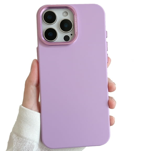Dteck for iPhone 16 Pro Max Case, Compatible with MagSafe, Anti-Fingerprint Drop Protection Shockproof Cover with Alloy Keys Compatible with iPhone 16 Pro Max,Purple