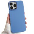 thumbnail image 1 of Dteck for iPhone 16 Pro Max Case, Compatible with MagSafe, Anti-Fingerprint Drop Protection Shockproof Cover with Alloy Keys Compatible with iPhone 16 Pro Max,Blue, 1 of 6