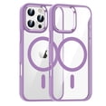 thumbnail image 1 of Dteck for iPhone 16 Pro Max Case, Compatible with MagSafe, Shockproof Military-Grade Protection, Transparent Magnetic Phone Case for iPhone 16 Pro Max,Violet, 1 of 6
