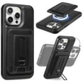 thumbnail image 1 of Dteck for iPhone 16 Pro Max Case Detachable Wallet Case with Card Holder & Built-in Kickstand, Compatible with MagSafe,[2 in 1] PU Leather Shockproof Back Phone Cover for iPhone 16 Pro Max,Black, 1 of 4